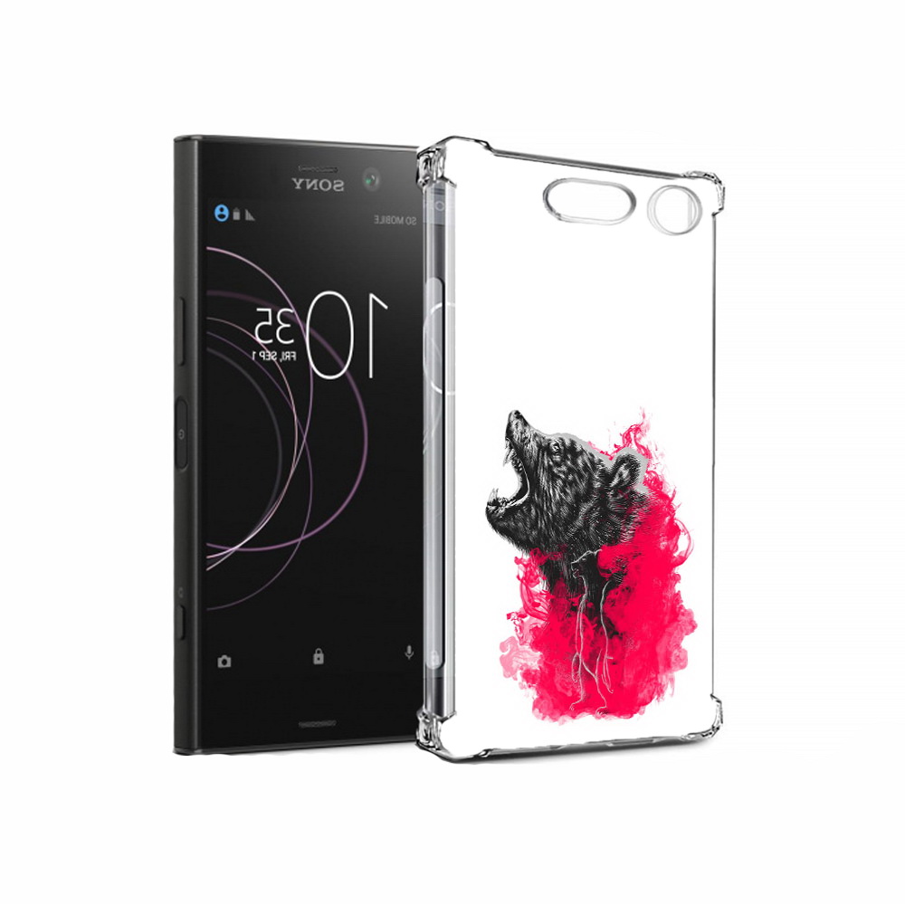 

Чехол MyPads Tocco для Sony Xperia XZ1 медведь в дымке (PT77229.221.463), Прозрачный, Tocco