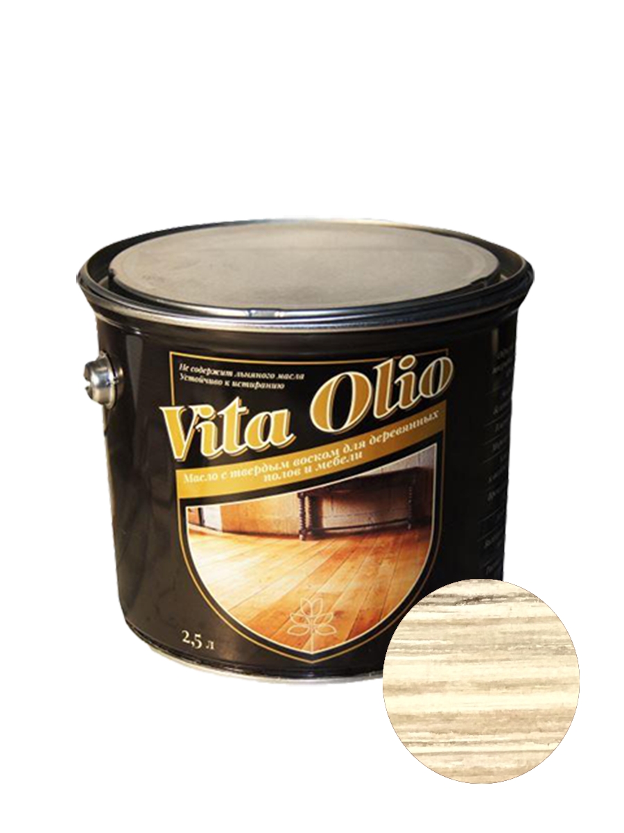 Масло Для полов и мебели Vita Olio Бесцветное 2,5 л. с воском колготки gld vita 40 cognac