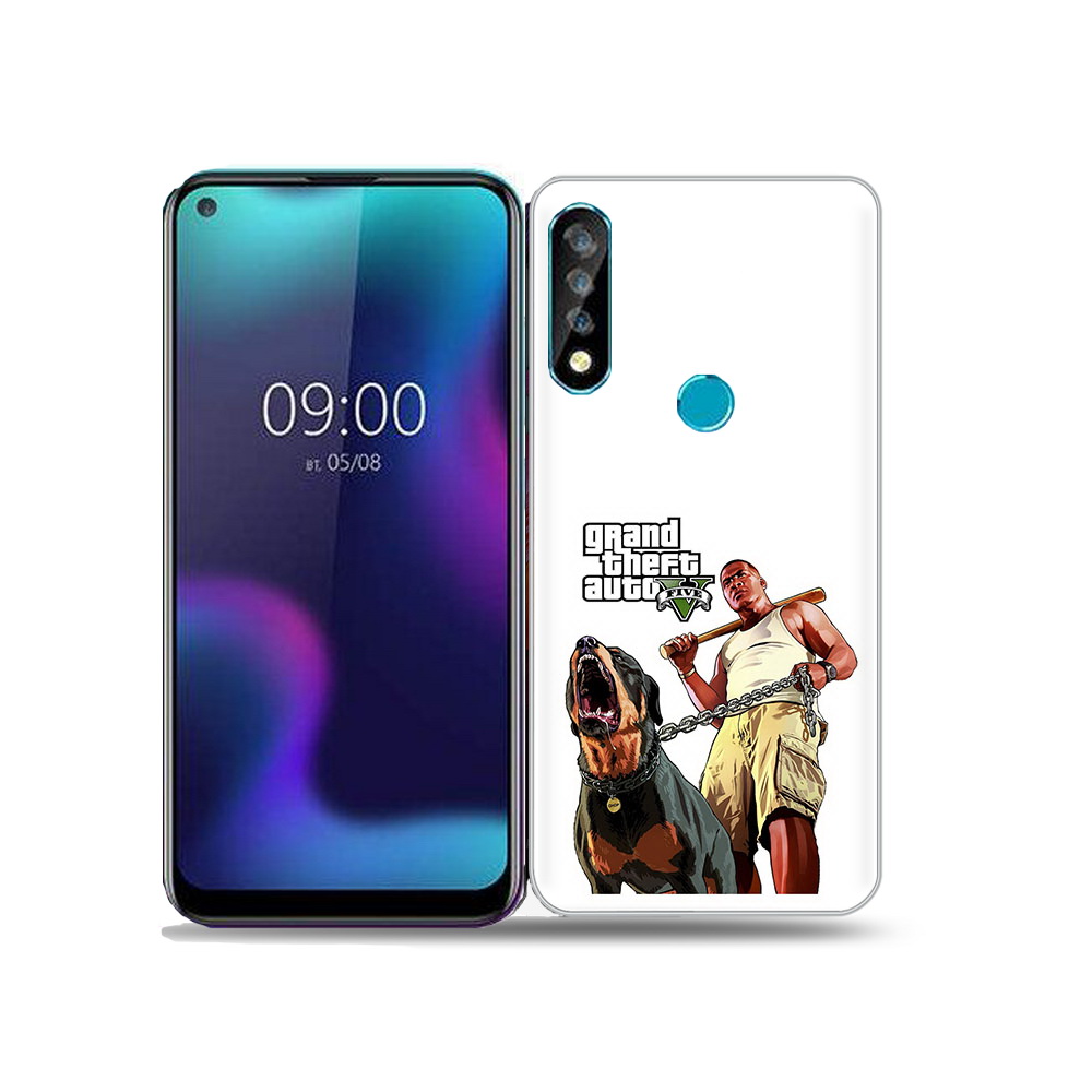 

Чехол MyPads Tocco для BQ 6424L GTA грозная собака, Прозрачный, Tocco