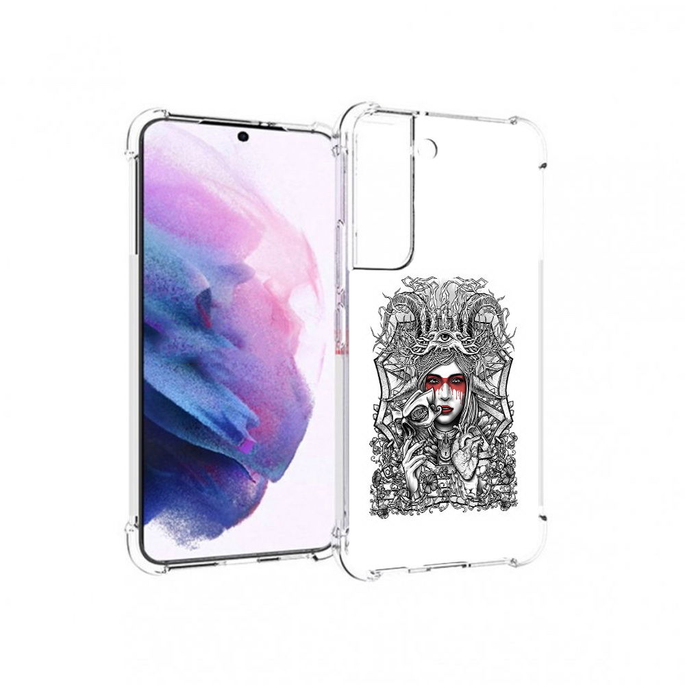 

Чехол MyPads Tocco для Samsung Galaxy S22 грусная девушка (PT194926.508.302), Прозрачный, Tocco