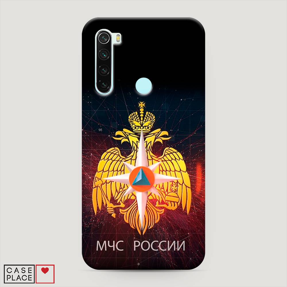 фото Пластиковый чехол "мчс россии" на xiaomi redmi note 8 awog