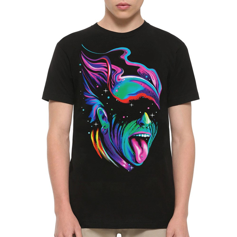 

Футболка мужская Dream Shirts Кит Флинт The Prodigy черная XS, Кит Флинт The Prodigy