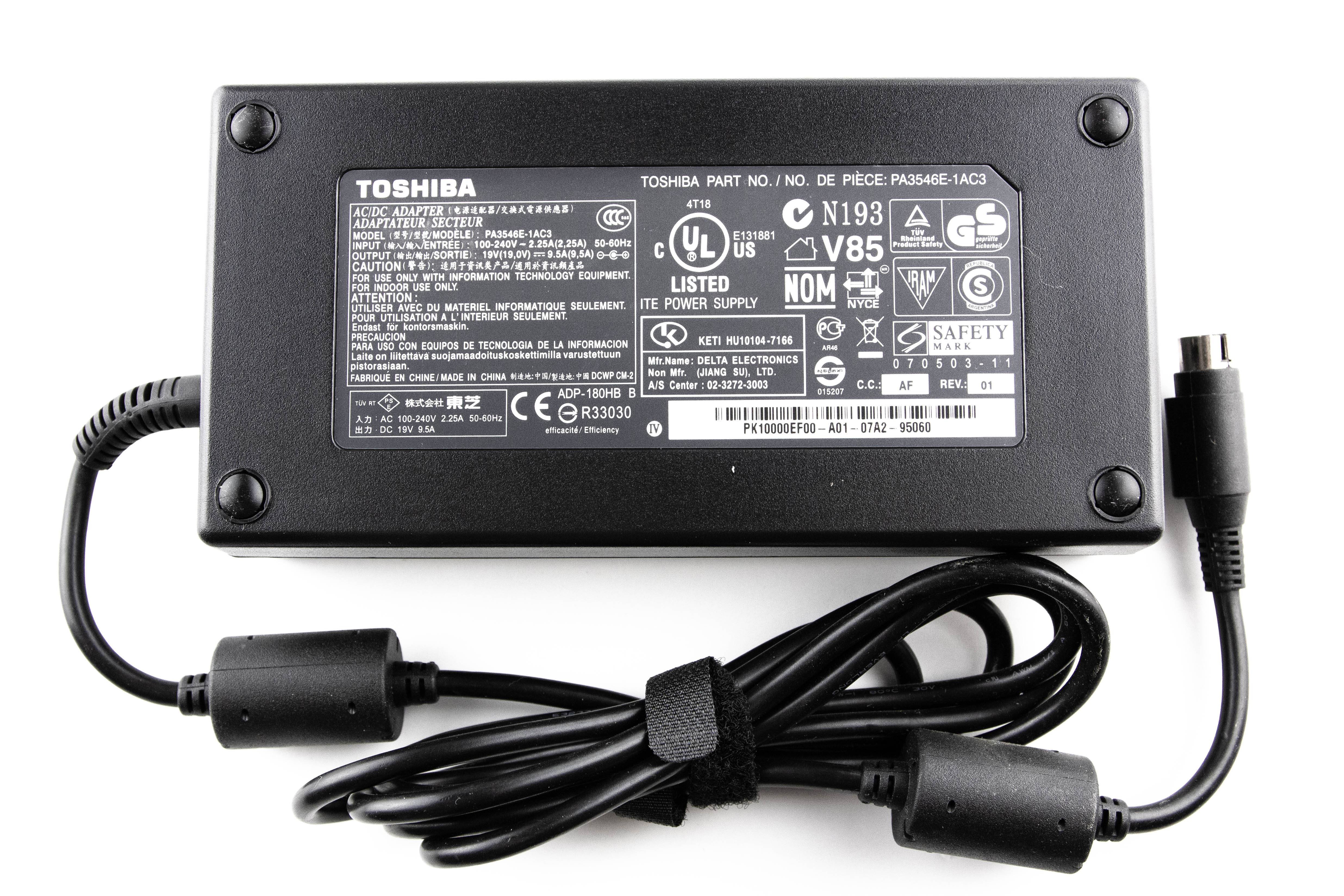 Блок питания для ноутбука AiTech 180Вт для Toshiba (11465)