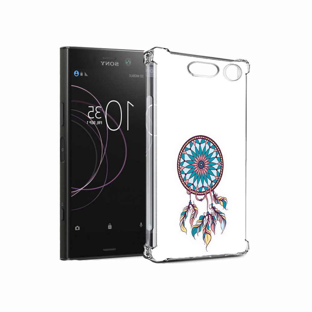 

Чехол MyPads Tocco для Sony Xperia XZ1 ловец снов синий (PT77229.221.443), Прозрачный, Tocco