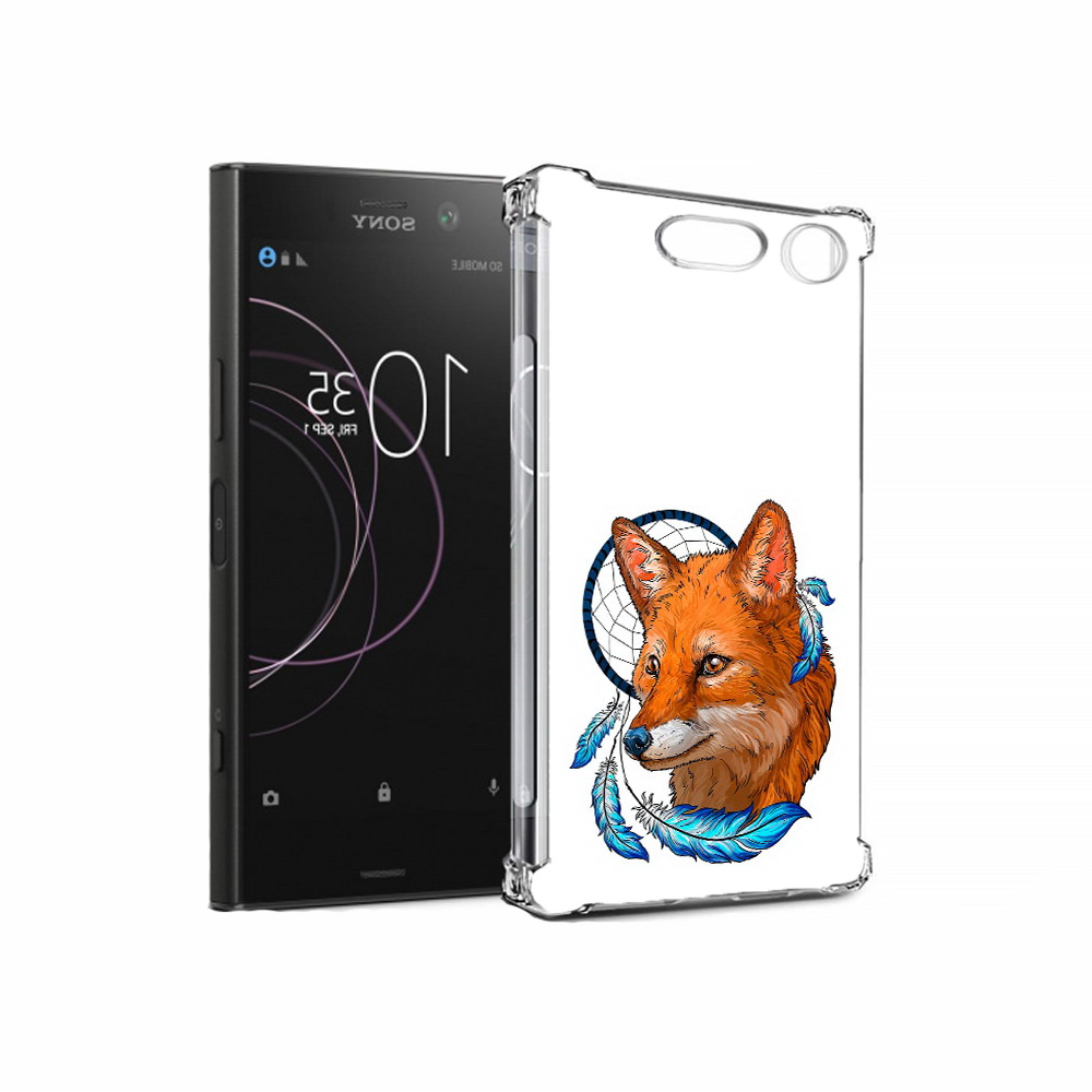 

Чехол MyPads Tocco для Sony Xperia XZ1 лиса и ловец снов (PT77229.221.438), Прозрачный, Tocco