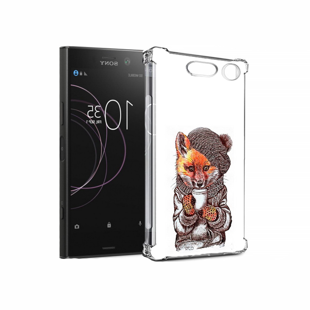 

Чехол MyPads Tocco для Sony Xperia XZ1 лиса в шапке (PT77229.221.437), Tocco