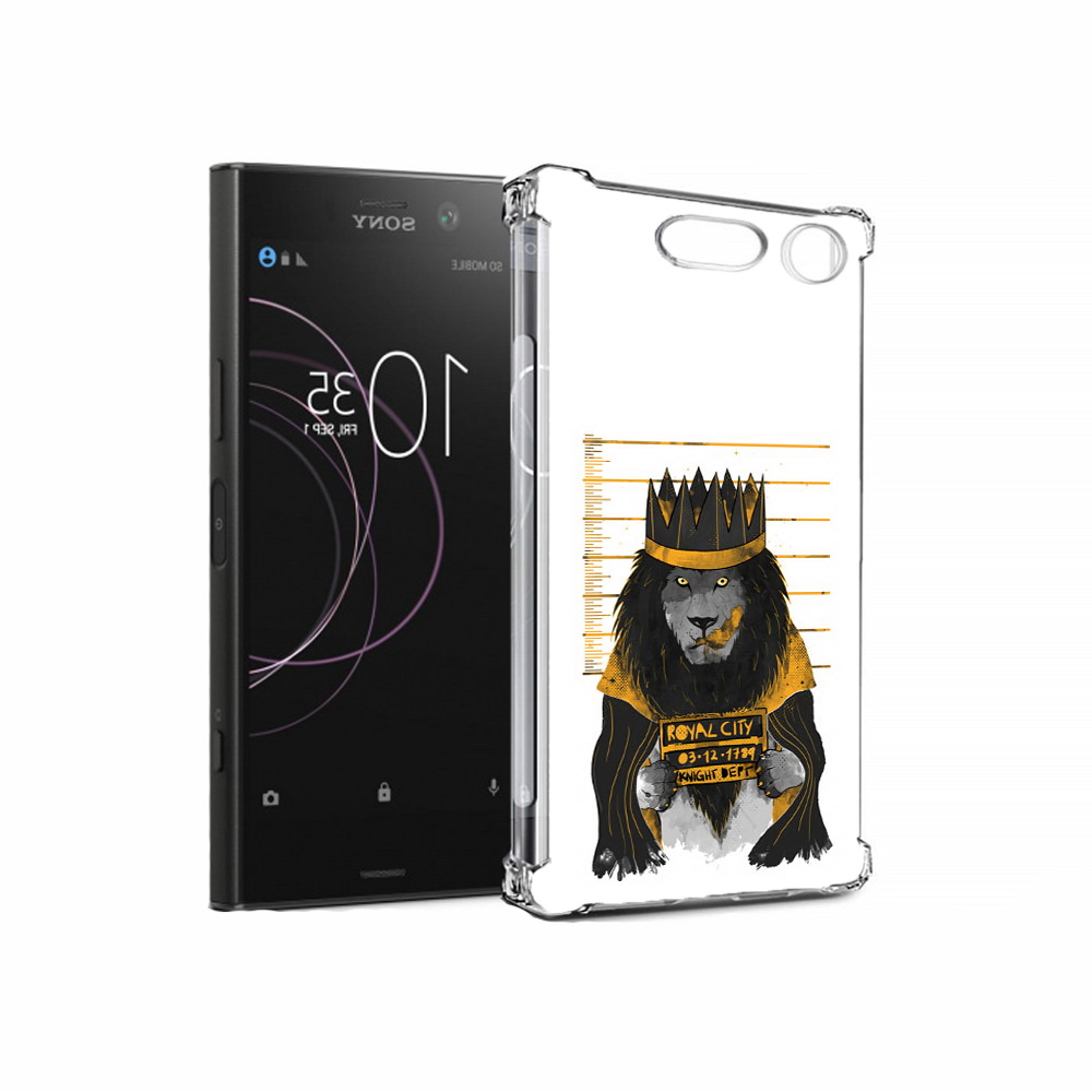 

Чехол MyPads Tocco для Sony Xperia XZ1 лев в законе (PT77229.221.435), Прозрачный, Tocco