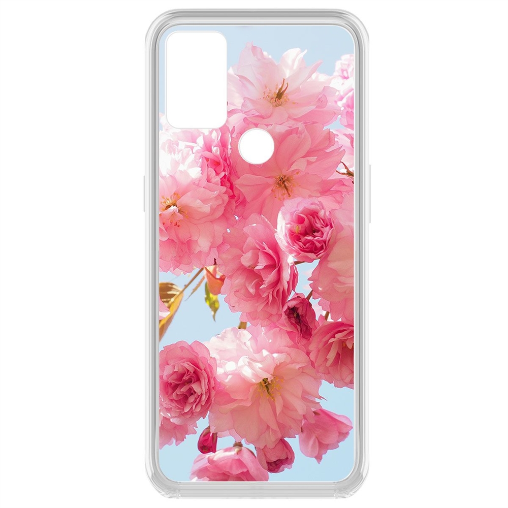 

Чехол-накладка Krutoff Clear Case Сакура для OnePlus Nord N10 5G