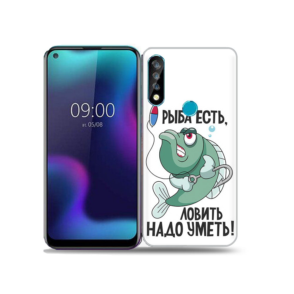 

Чехол MyPads Tocco для BQ 6424L Рыба есть ,ловить надо уметь, Прозрачный, Tocco
