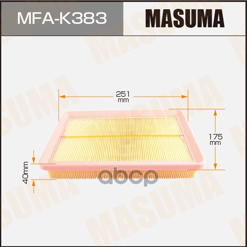 

Фильтр Воздушный Masuma Mfa-K383 Masuma арт. MFA-K383