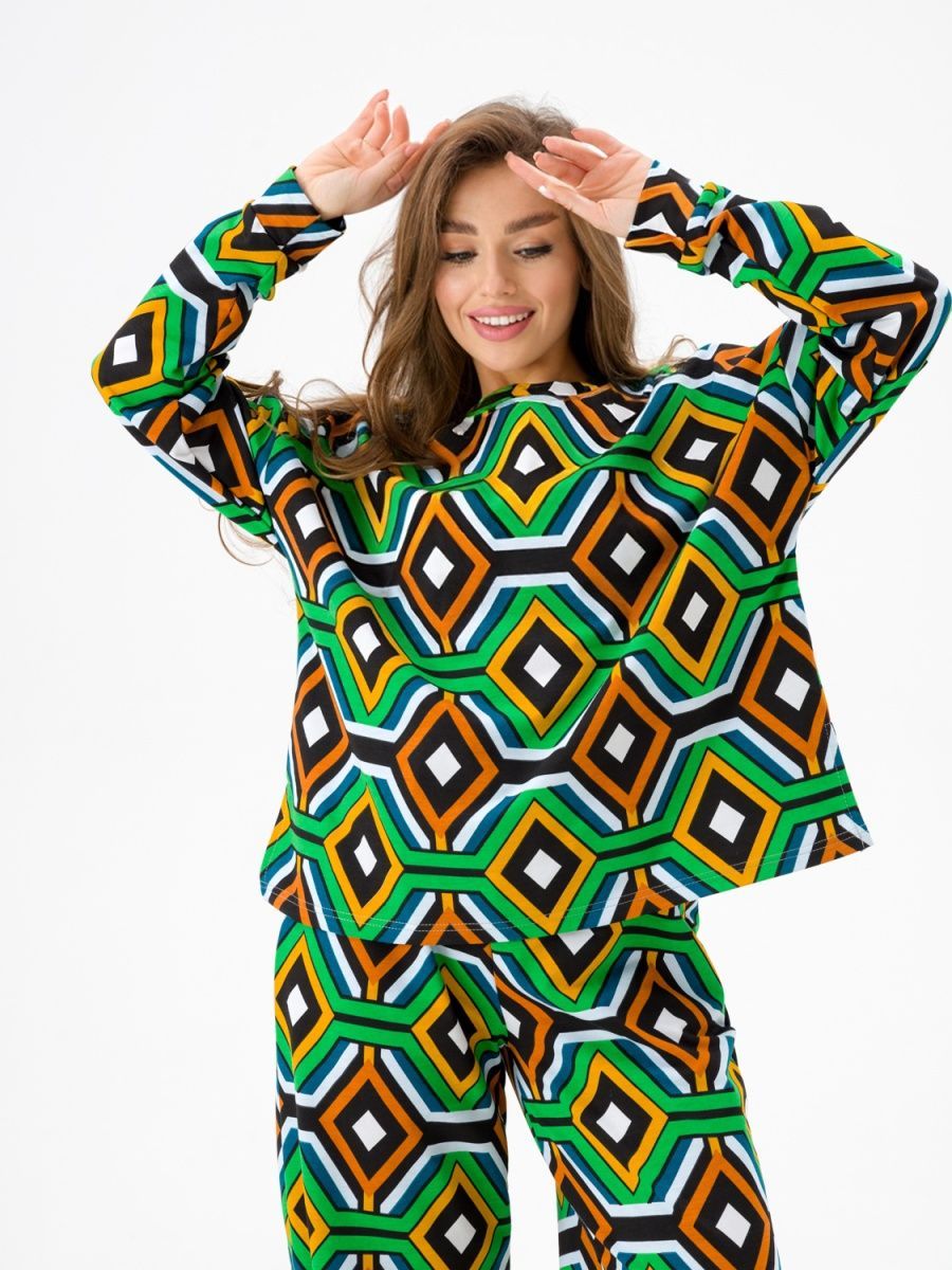 Костюм женский MOLONA КЧПК зеленый 50-52 RU