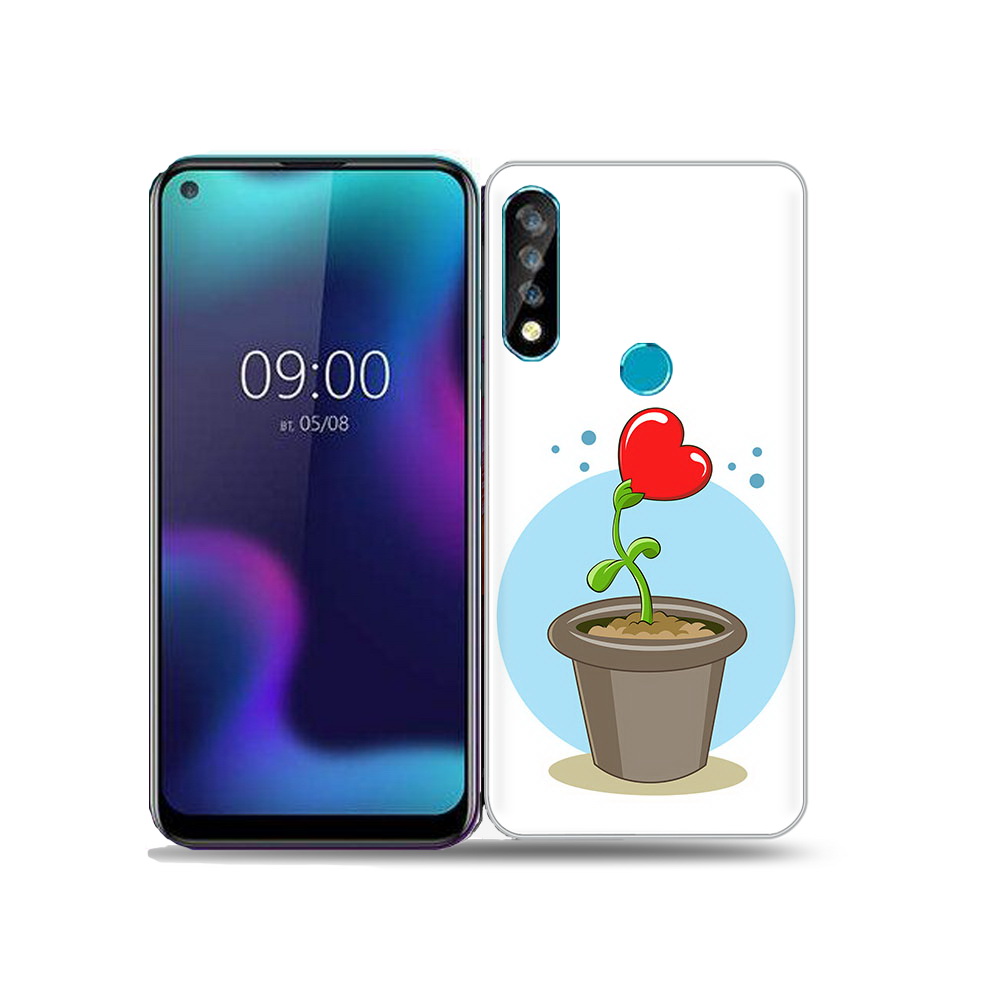 

Чехол MyPads Tocco для BQ 6424L Растение любви 14 февраля, Прозрачный, Tocco