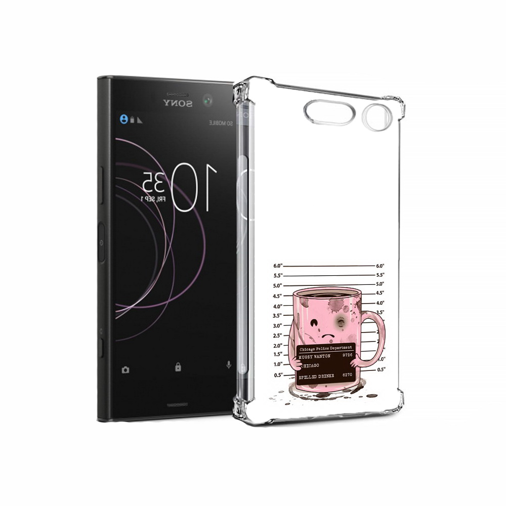 

Чехол MyPads Tocco для Sony Xperia XZ1 кружка (PT77229.221.420), Прозрачный, Tocco