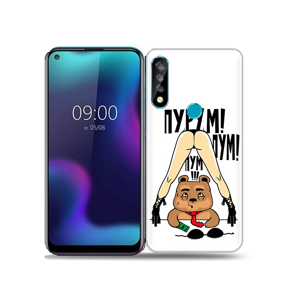 

Чехол MyPads Tocco для BQ 6424L Пурум пум пум, Прозрачный, Tocco