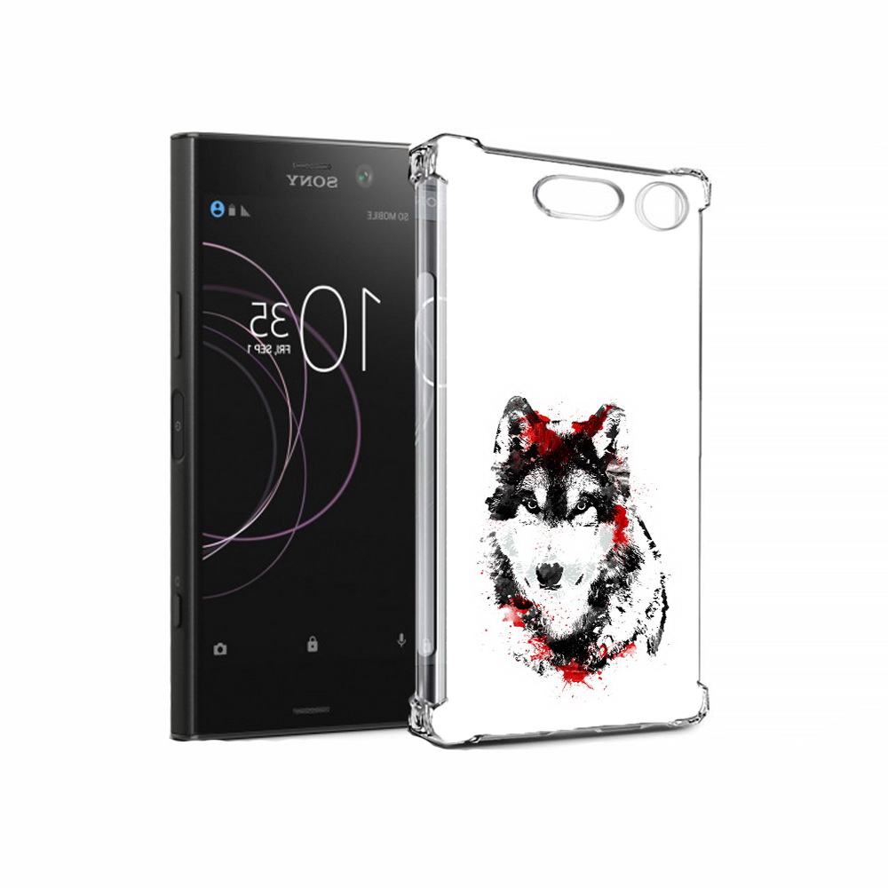 

Чехол MyPads Tocco для Sony Xperia XZ1 кровавый волк (PT77229.221.416), Прозрачный, Tocco