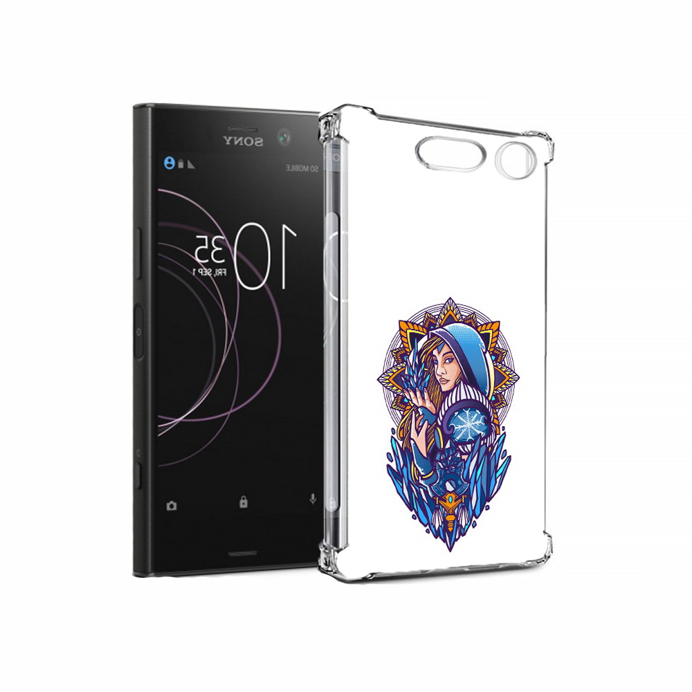 

Чехол MyPads Tocco для Sony Xperia XZ1 кристал мейден дота 2 (PT77229.221.415), Прозрачный, Tocco
