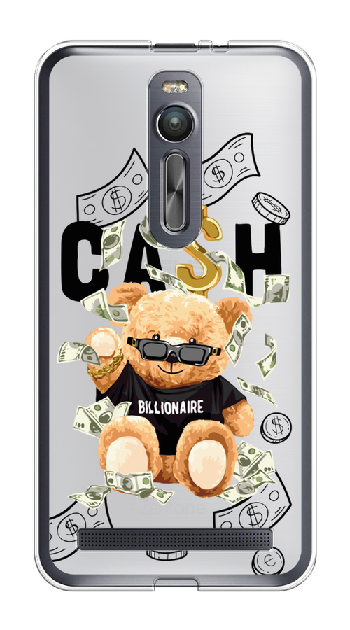 

Чехол на Asus Zenfone 2 ZE550ML "Big cash", Черный;серый;бежевый, 40550-6