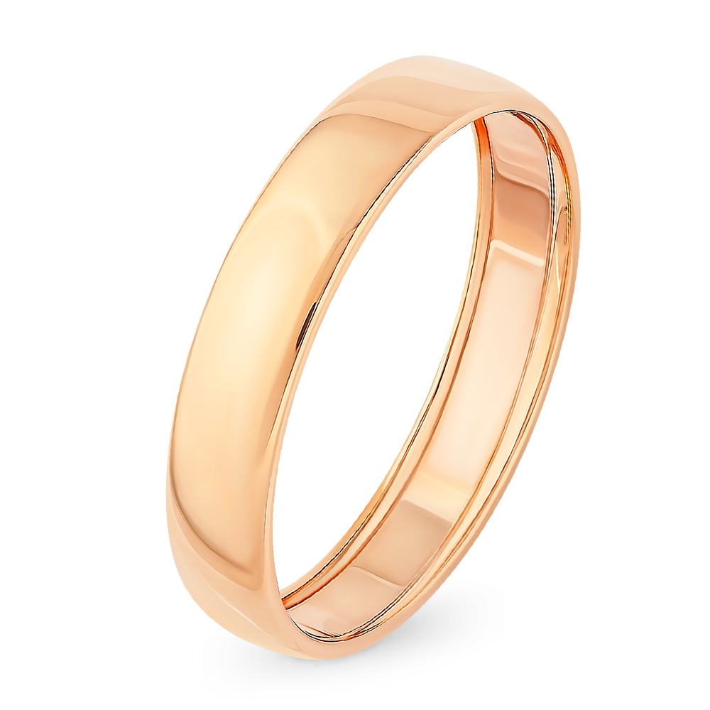 

Кольцо обручальное из красного золота р. , 585Gold 601007043, 601007043