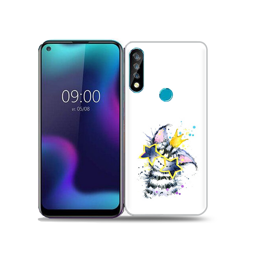 

Чехол MyPads Tocco для BQ 6424L Мартовский Нуся, Прозрачный, Tocco