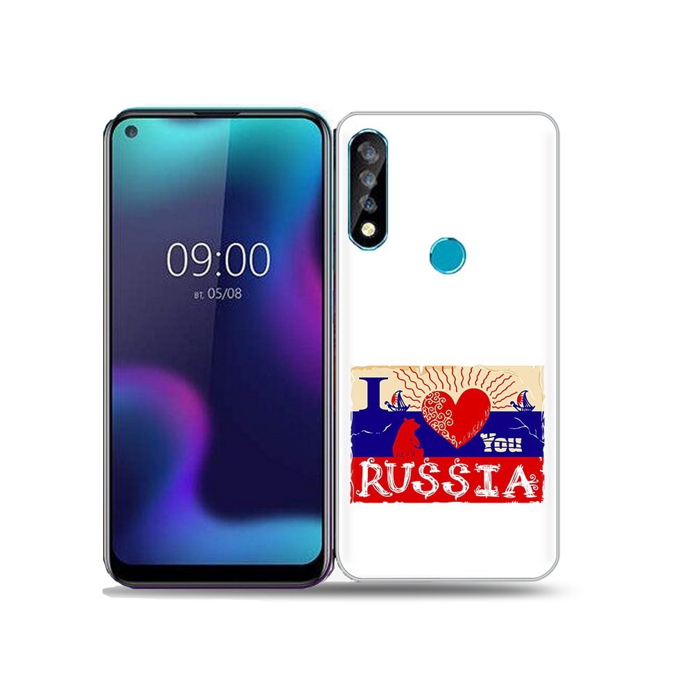 

Чехол MyPads Tocco для BQ 6424L Люблю Россию, Прозрачный, Tocco