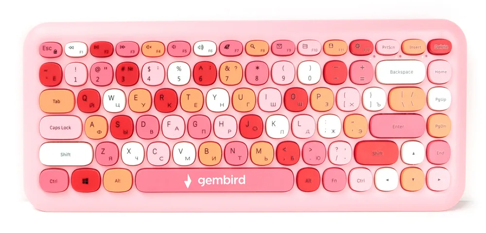 фото Беспроводная игровая gembird kbw-5 pink