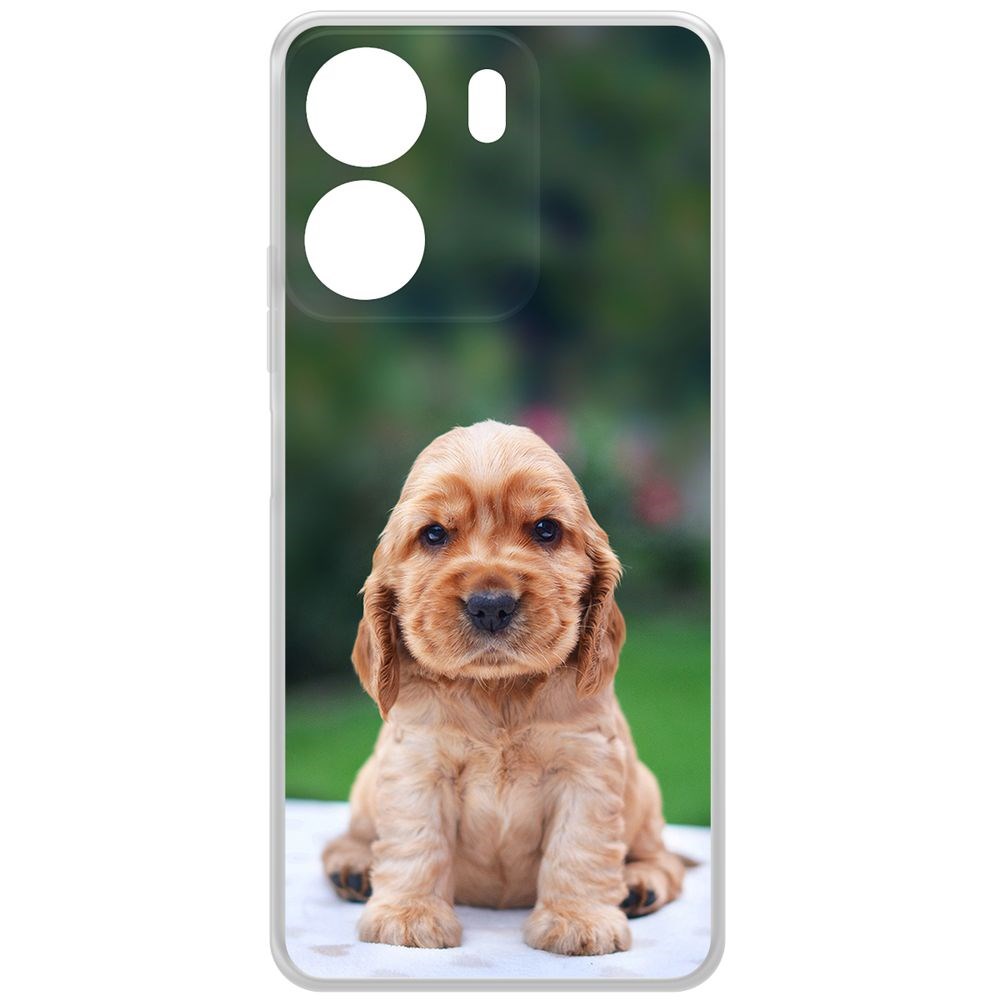 

Чехол-накладка Krutoff Clear Case Щенок кокер-спаниеля для Xiaomi Redmi 13C, Прозрачный