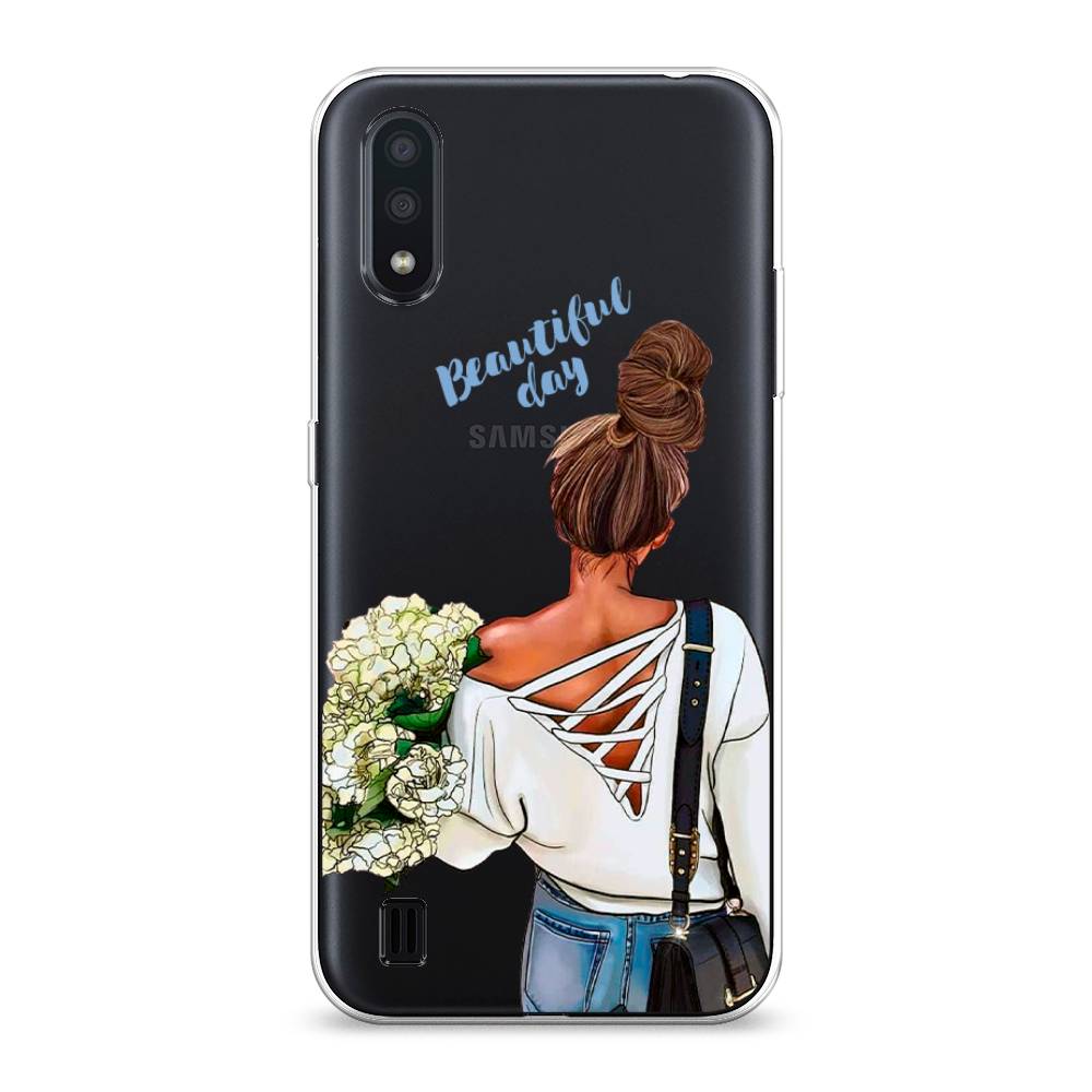 

Чехол Awog на Samsung Galaxy A01 "Beautiful day vector", Разноцветный, 29550-6