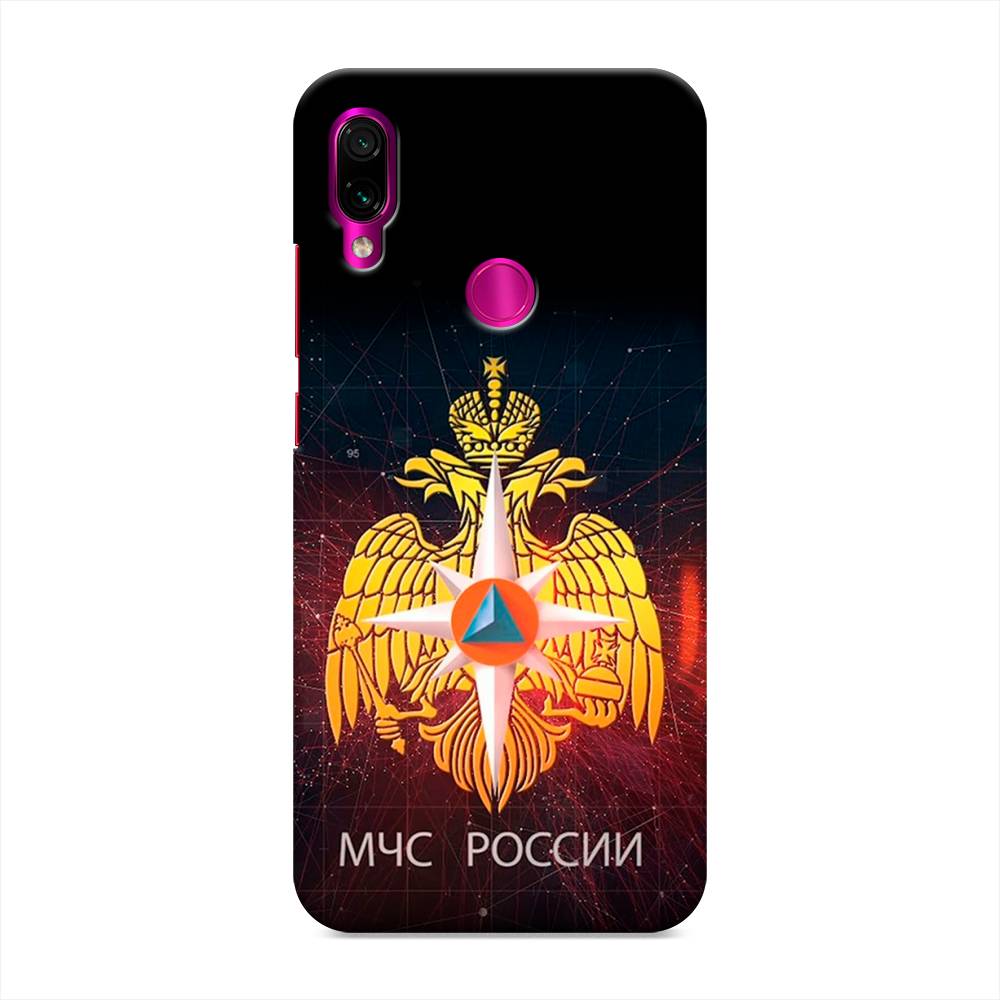 фото Пластиковый чехол "мчс россии" на xiaomi redmi note 7 awog