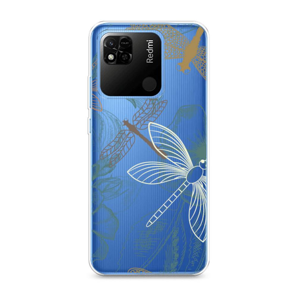 

Чехол Awog на Xiaomi Redmi 10A "Тени стрекоз", Разноцветный, 313950-8