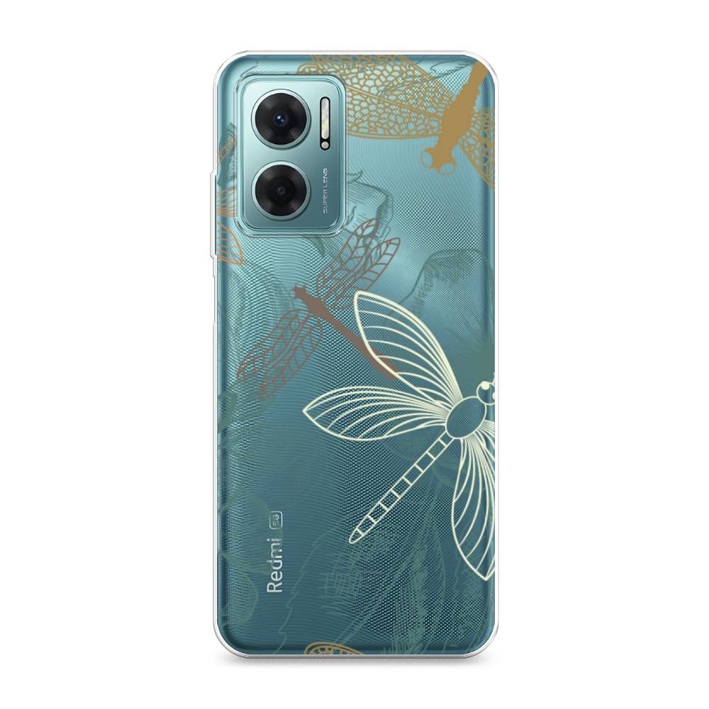 

Чехол Awog на Xiaomi Redmi 10 5G "Тени стрекоз", Разноцветный, 313550-8