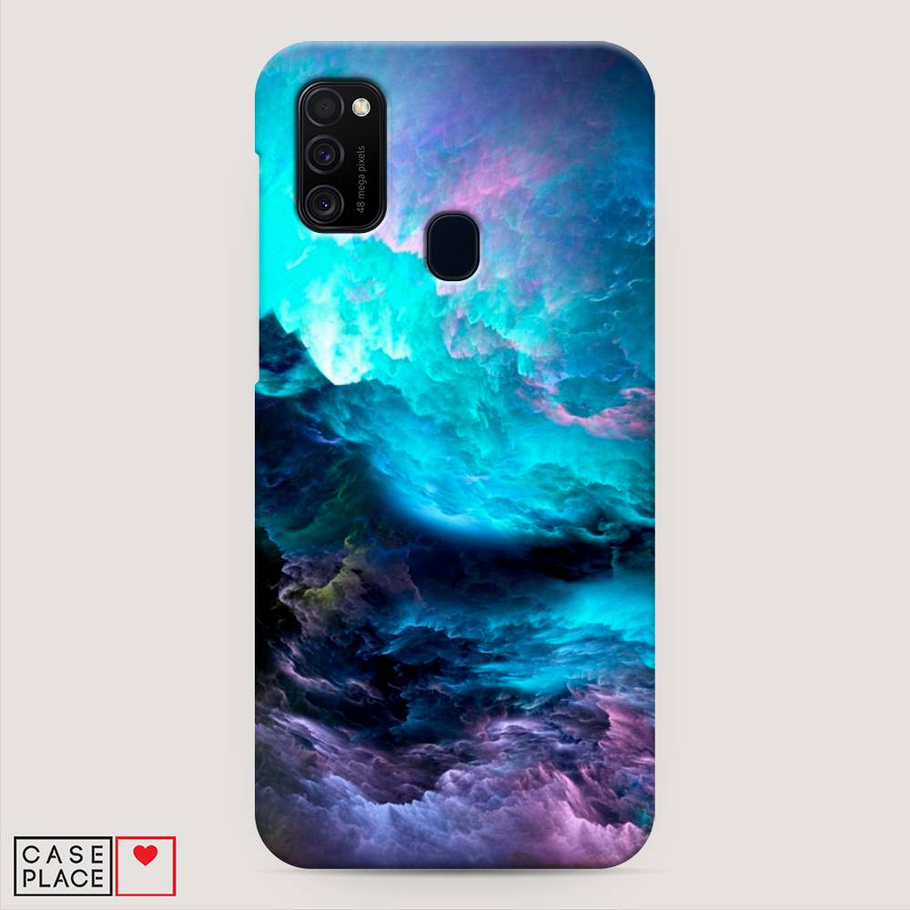 

Пластиковый чехол "Бирюзовое небо" на Samsung Galaxy M21, 29720-3