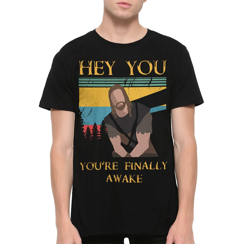 

Футболка мужская Dream Shirts Hey You You're Finally Awake - Скайрим черная 3XL, Hey You You're Finally Awake - Скайрим