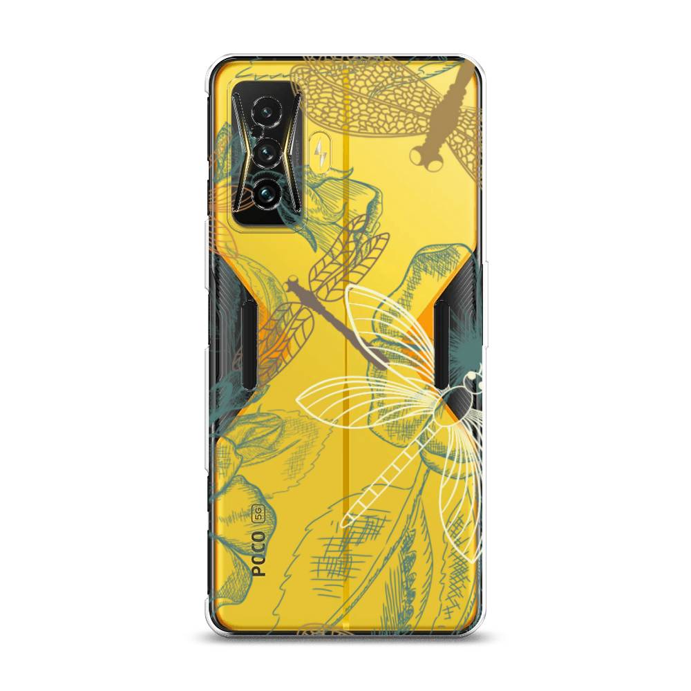 

Чехол Awog на Xiaomi Redmi K50 GE/F4 GT "Тени стрекоз", Разноцветный, 314950-8