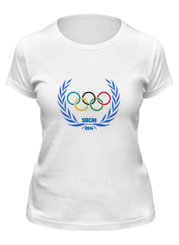 

Футболка женская Printio Sochi 2014 белая 2XL, Белый, Sochi 2014