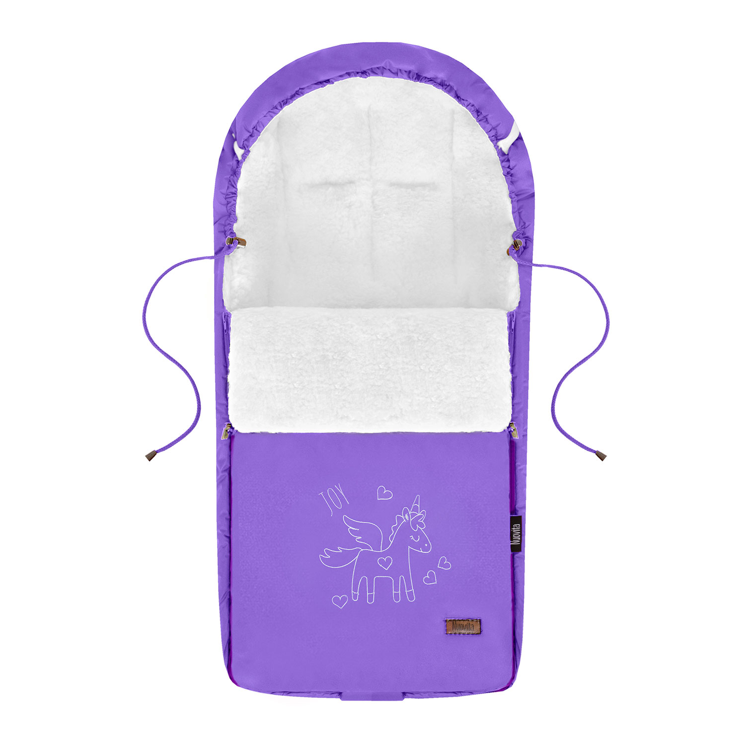 

Конверт зимний меховой Nuovita Islanda Bianco (Viola/Фиолетовый), Islanda Bianco