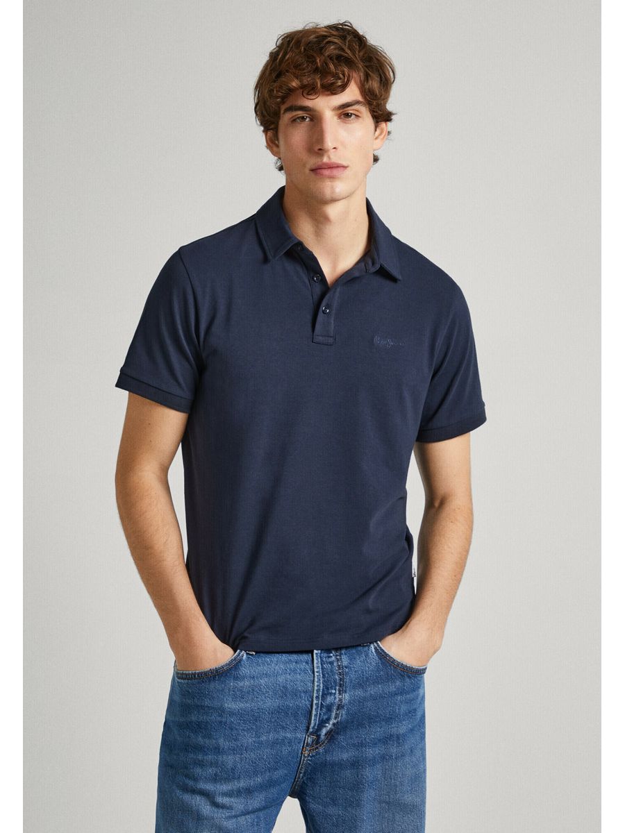

Футболка мужская Pepe Jeans PE122P03V синяя M, Синий, PE122P03V