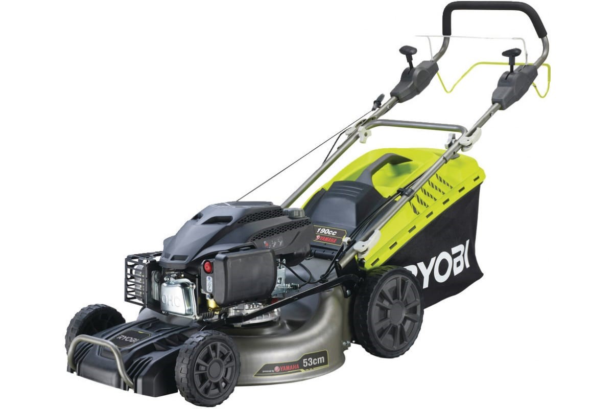 фото Газонокосилка самоходная бензиновая ryobi rlm53190yv