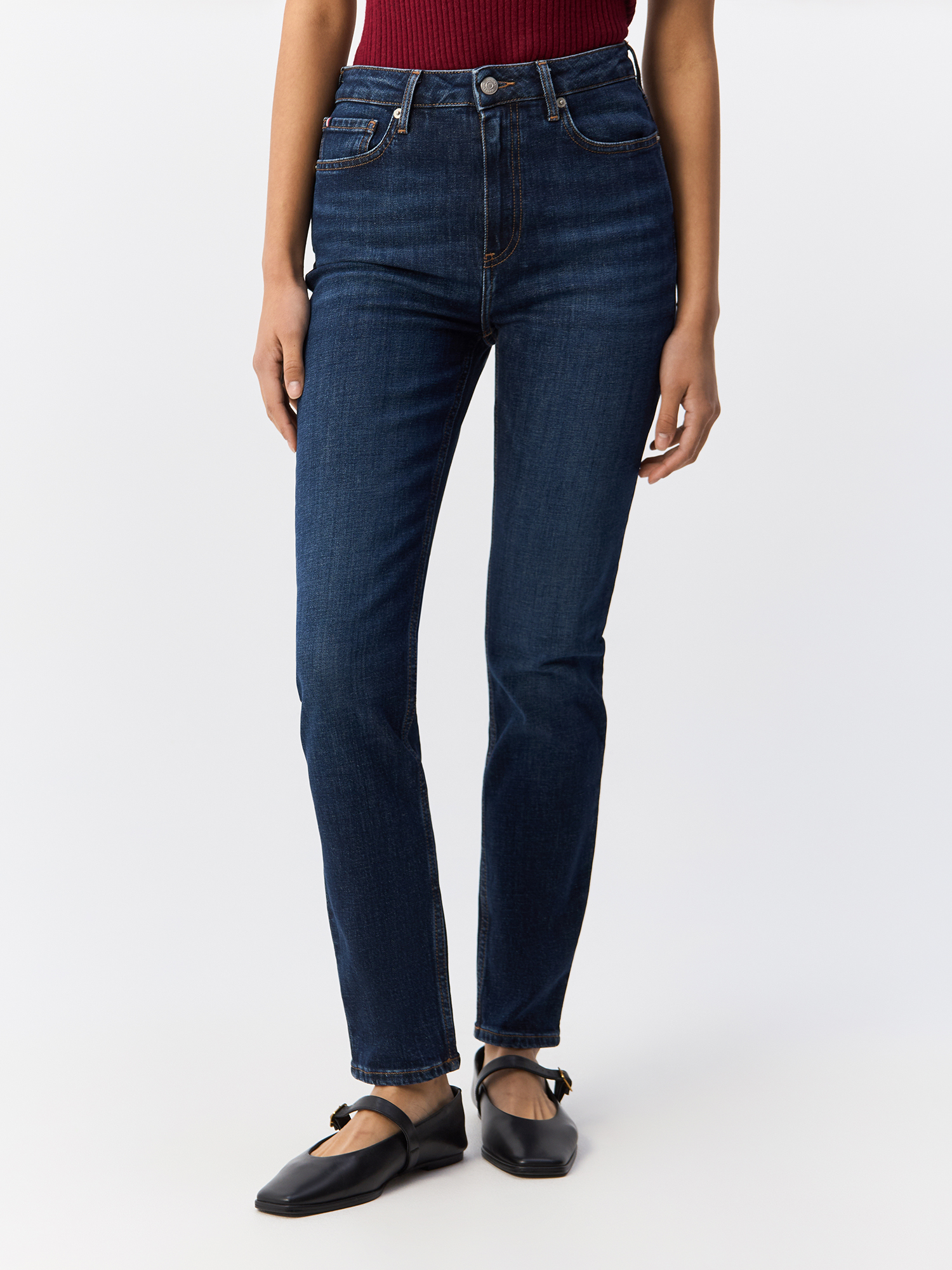 

Джинсы женские Tommy Hilfiger Granatowy Slim Fit WW0WW42204 синие 28/32, Синий, Granatowy Slim Fit