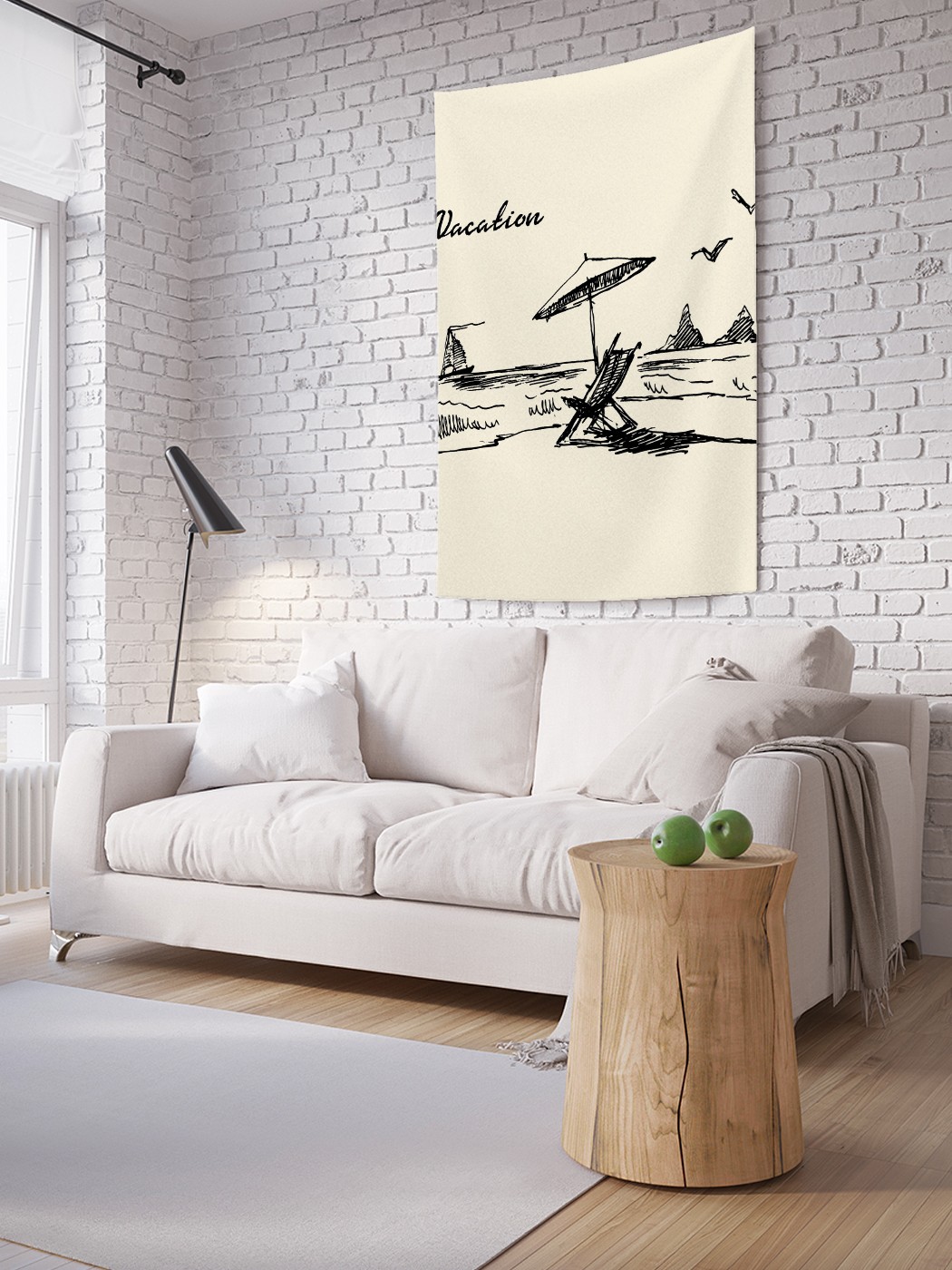 

Вертикальное фотопанно на стену JoyArty Проведи отпуск на пляже 150x200 см, Проведи отпуск на пляже