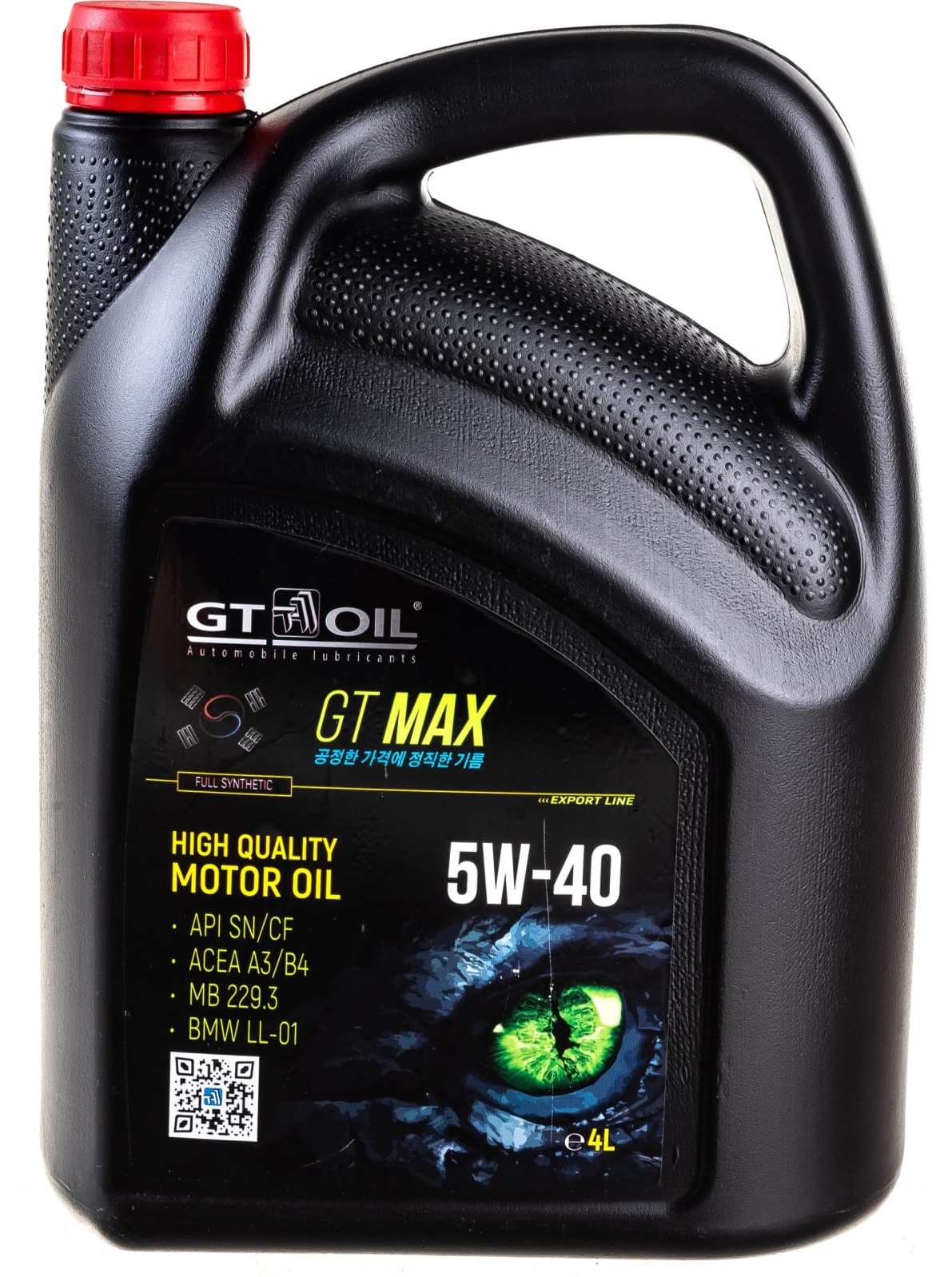 

Моторное масло GT OIL синтетическое Gt Max 5w30 Api Sn/Cf 4л