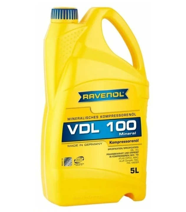 Масло Ravenol 4014835736153 /1330100-005-01-999/ Компрессорное Kompressoren-Oel Vdl 100 5l