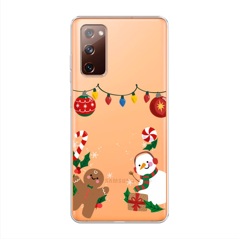 

Чехол для Samsung Galaxy S20 FE "Новогоднее настроение", Коричневый;красный;зеленый, 2101350-5