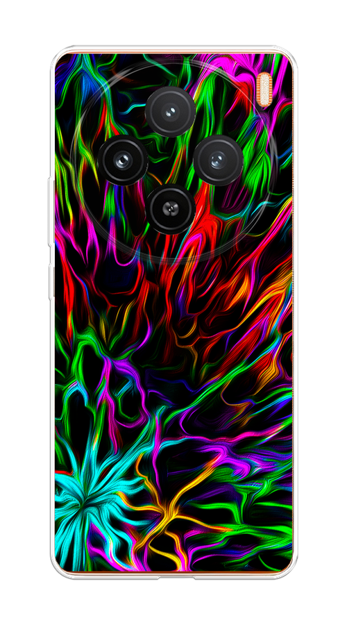 

Чехол на Vivo X100 "Разноцветные разводы", Голубой;зеленый;оранжевый, 2611750-1