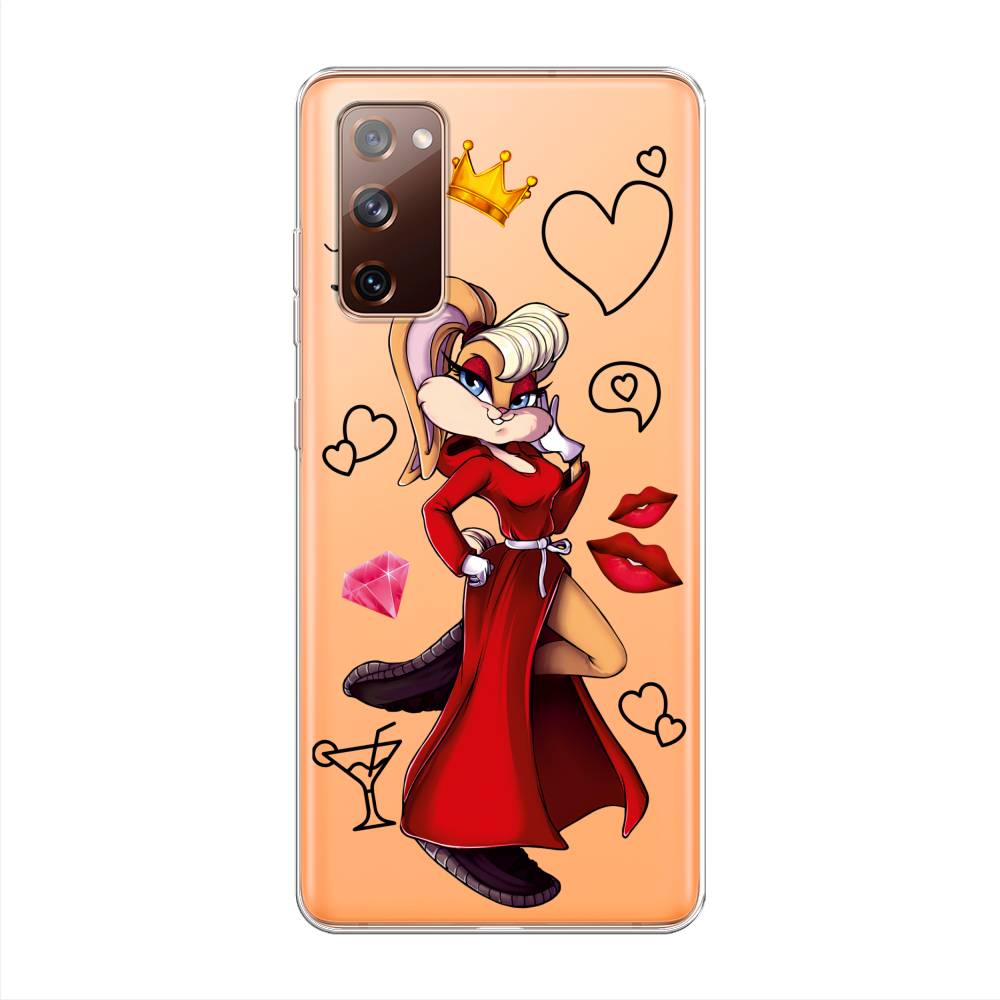 

Чехол на Samsung Galaxy S20 FE "Rich Lola Bunny", Красный;бежевый;оранжевый, 2101350-6