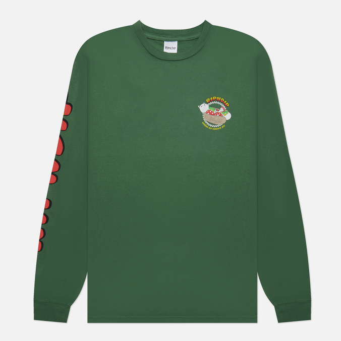 

Мужской лонгслив Ripndip Glizzy зелёный, Размер L, Зеленый, Glizzy