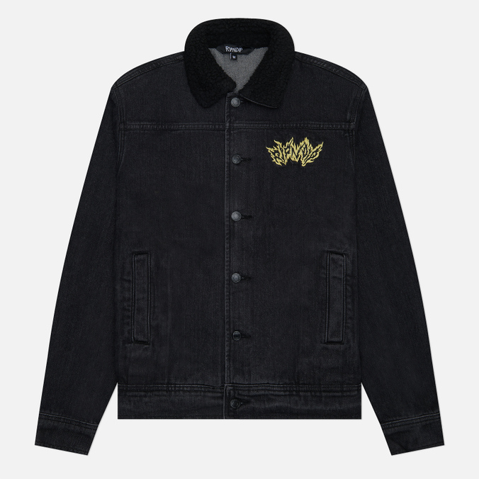 

Мужская джинсовая куртка Ripndip Ripnlit Denim чёрный, Размер M, Черный, Ripnlit Denim