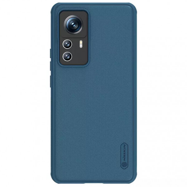 

Матовый чехол Nillkin Super Frosted Shield Pro для Xiaomi Mi 12T Pro, синий, Super Frosted Shield Pro