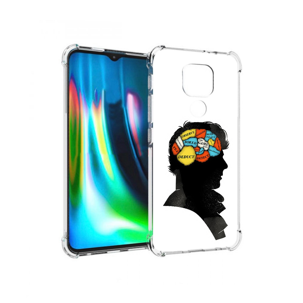 

Чехол MyPads Tocco для Motorola Moto G9 Play темный рисунок (PT227081.347.640), Прозрачный, Tocco