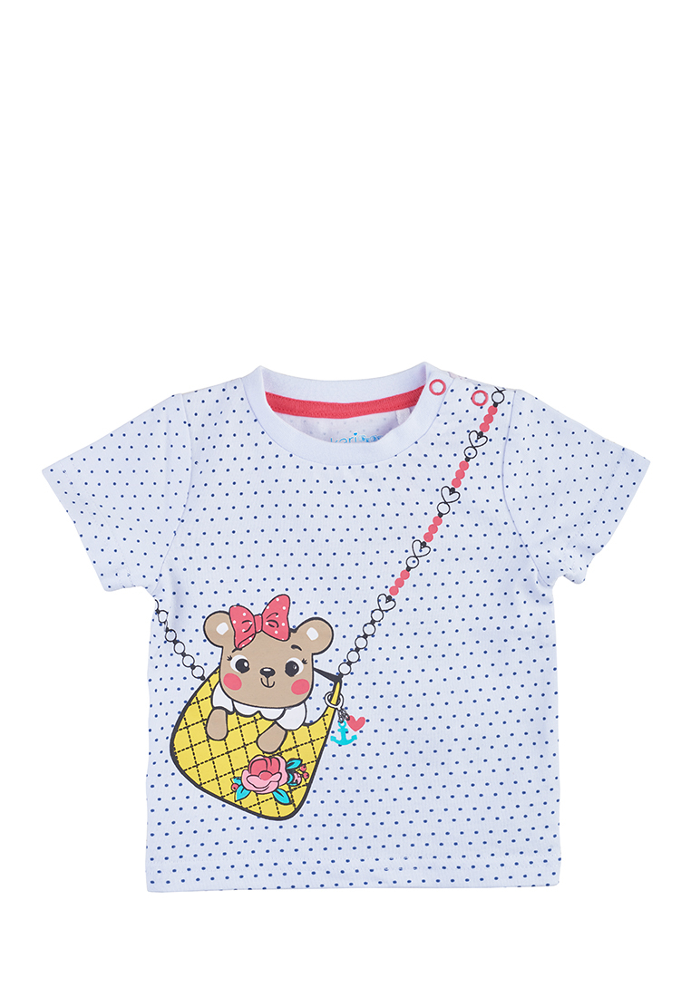 фото Футболка детская kari baby ss20b01700502 белый р.86