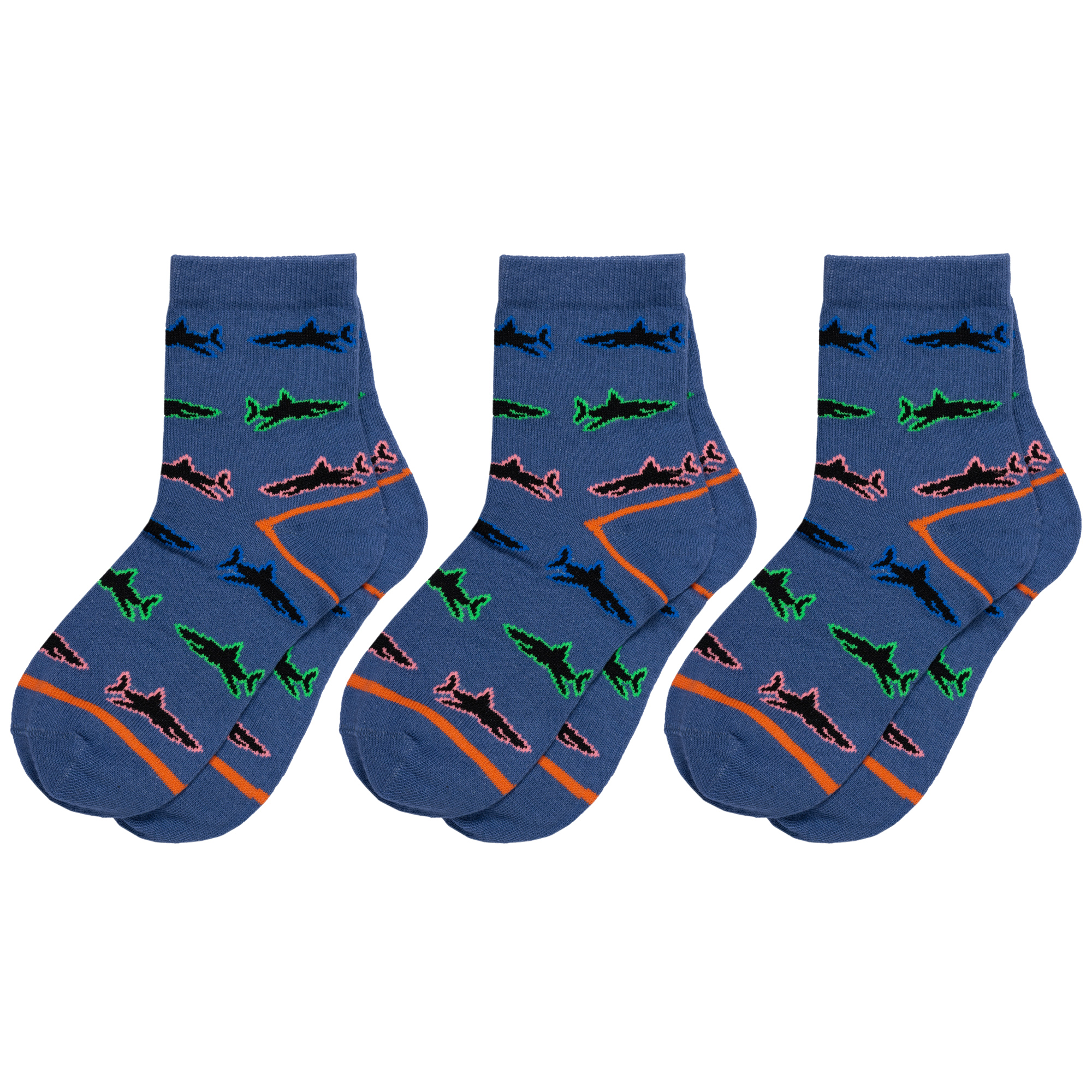 

Носки детские Красная Ветка 3-С-17Д цв. синий; оранжевый; черный; зеленый р. 16-18, 3-С-17Д